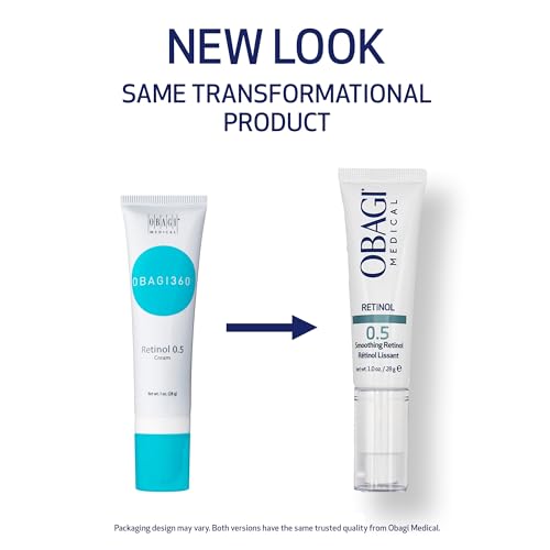 Obagi360 Retinol 0.5 Cream – Helps Reduce the Appearance of Fine Lines and Wrinkles & Smooth Texture with Minimal Irritation – 1 oz